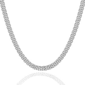 Big Daddy 6MM Silver Flat Herringbone Chain