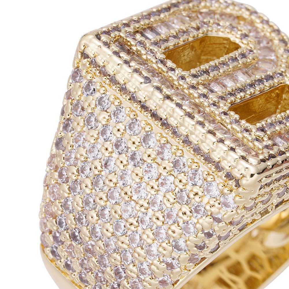 Big Daddy “Bless Up” Baguette Diamond Ring
