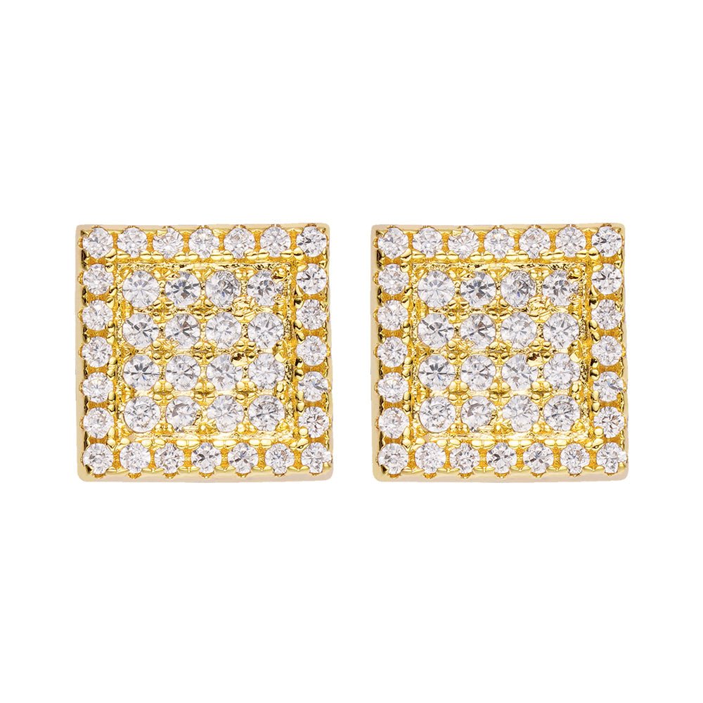 Big Daddy Iced Out Square Earring