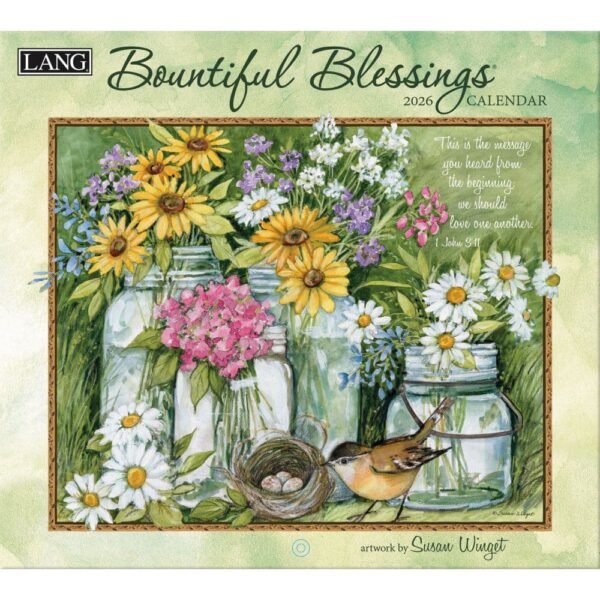 Bountiful Blessings 2026 Wall Calendar by Susan Winget