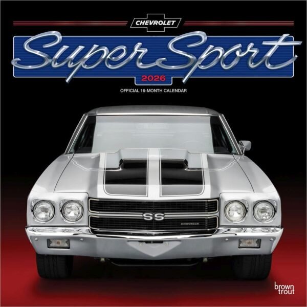 Chevy Super Sport 2026 Wall Calendar