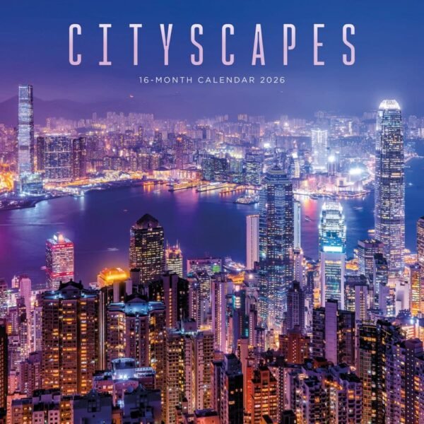 City Skylines 2026 Wall Calendar