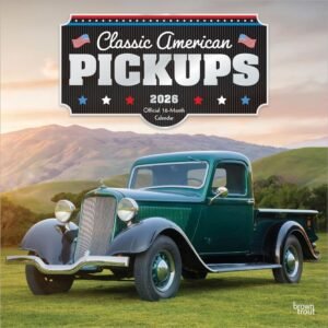 Classic American Pickups 2026 Wall Calendar