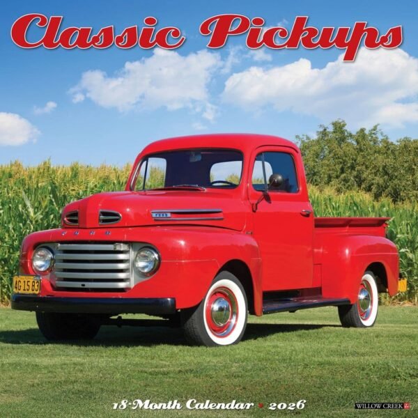 Classic Pickups 2026 Wall Calendar