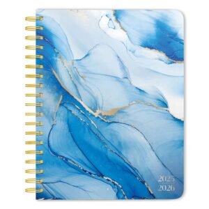 Crackled Blush Desk 2026 Planner