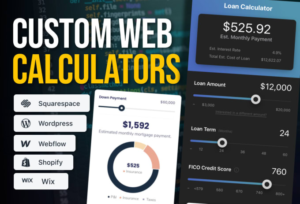 create a custom web calculator for your website