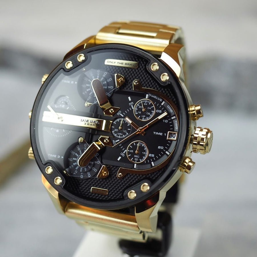 Diesel Mr. Daddy 2.0 Black Dial Quartz Men’s Watch DZ7333