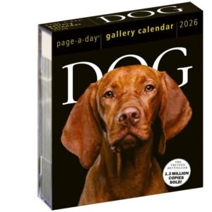 Dog Gallery 2026 Page-a-Day Desk Calendar