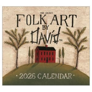Folk Art by David Harden 2026 Wall Calendar