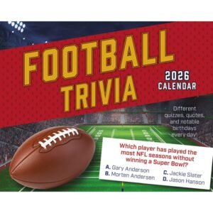 Football Trivia 2026 Page-a-Day Desk Calendar