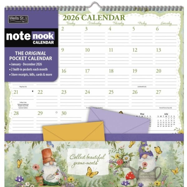Gnomes 2026 Note Nook by Susan Winget