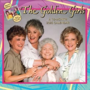 Golden Girls Exclusive with Bonus Print 2025 Wall Calendar
