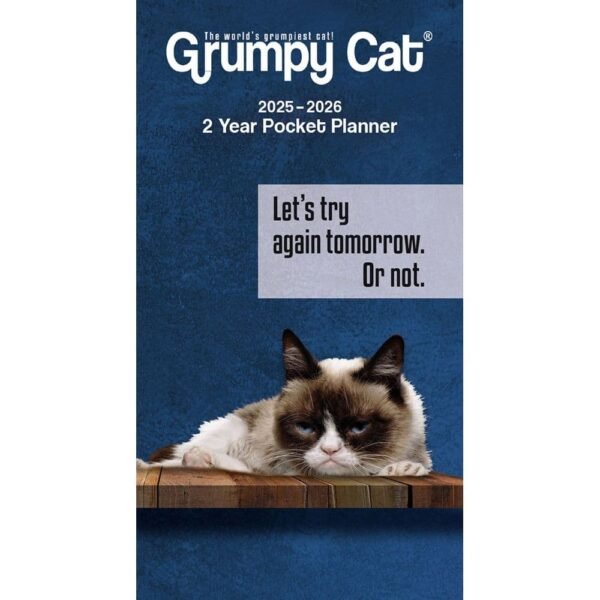 Grumpy Cat 2 Year 2025 Pocket Planner