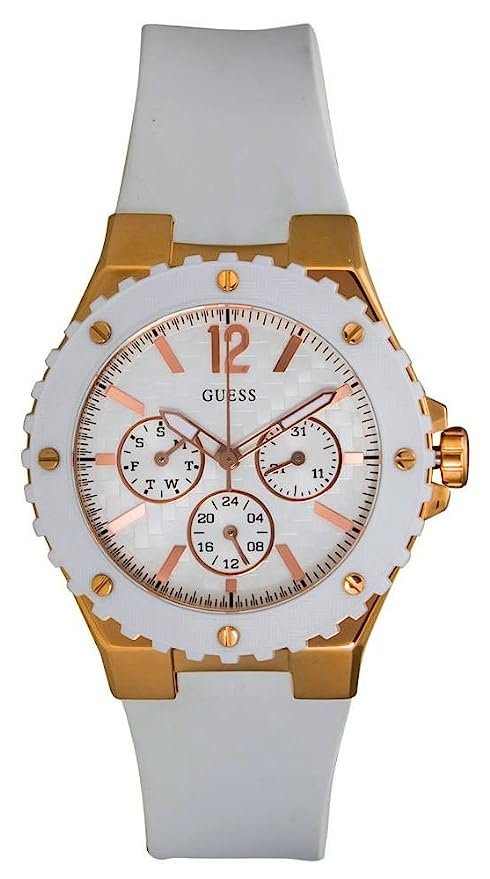 Guess Overdrive Analog White Dial Women’s Watch W10614L2