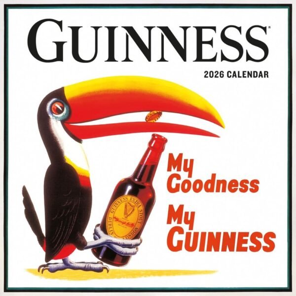 Guinness Poster Art 2026 Wall Calendar
