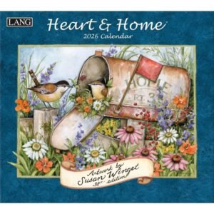 Heart and Home 2026 Wall Calendar by Susan Winget