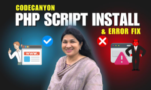 install or fix any codecanyon PHP script