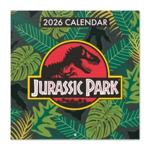 Jurassic Park 2026 Wall Calendar