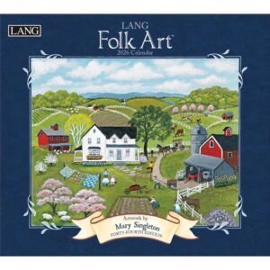 Lang Folk Art 2026 Wall Calendar by Mary Singleton