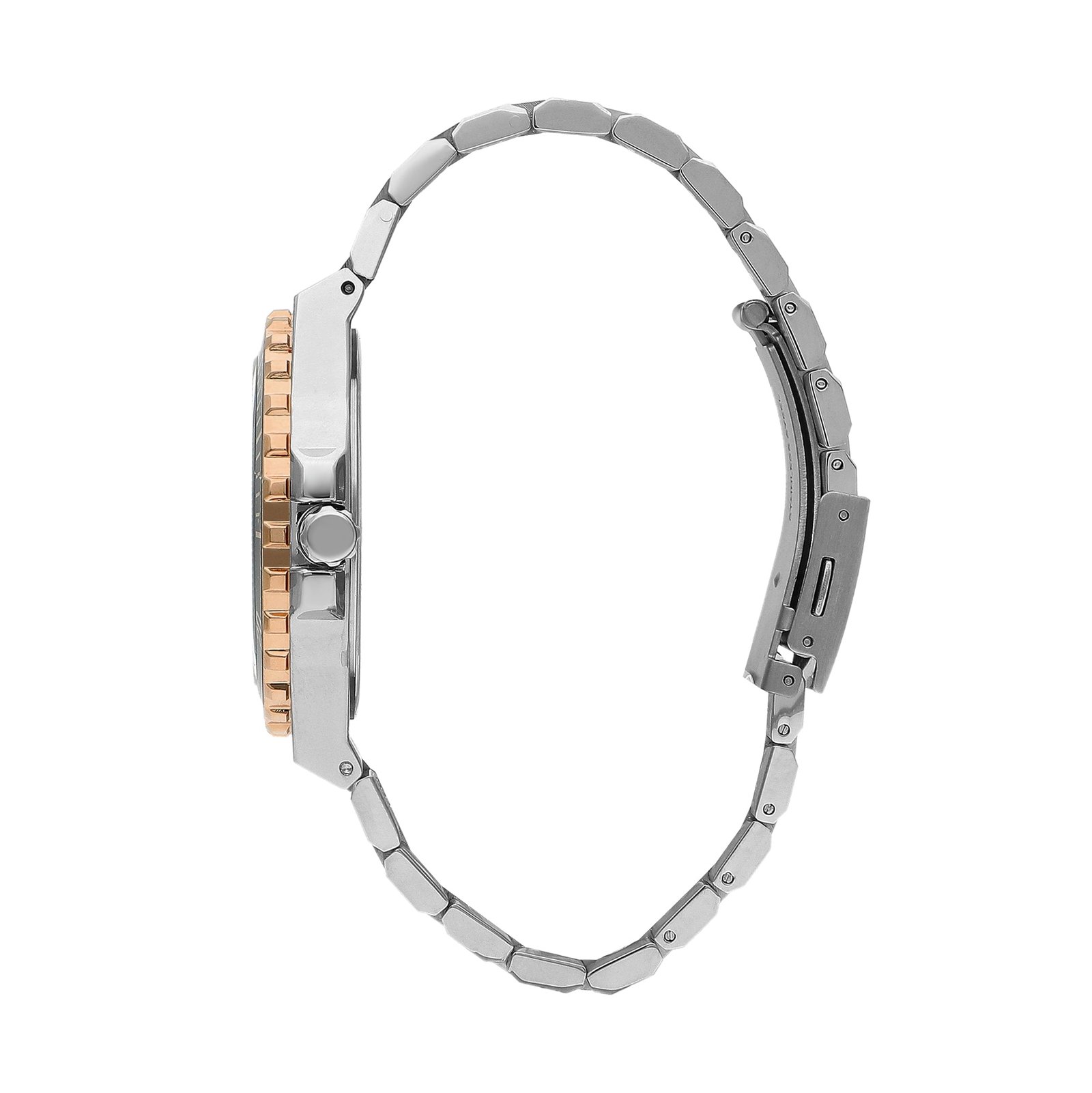 Lee Cooper Men’s Watch Silver Dial Two Toned Metal Strap Watch – LC07622.530