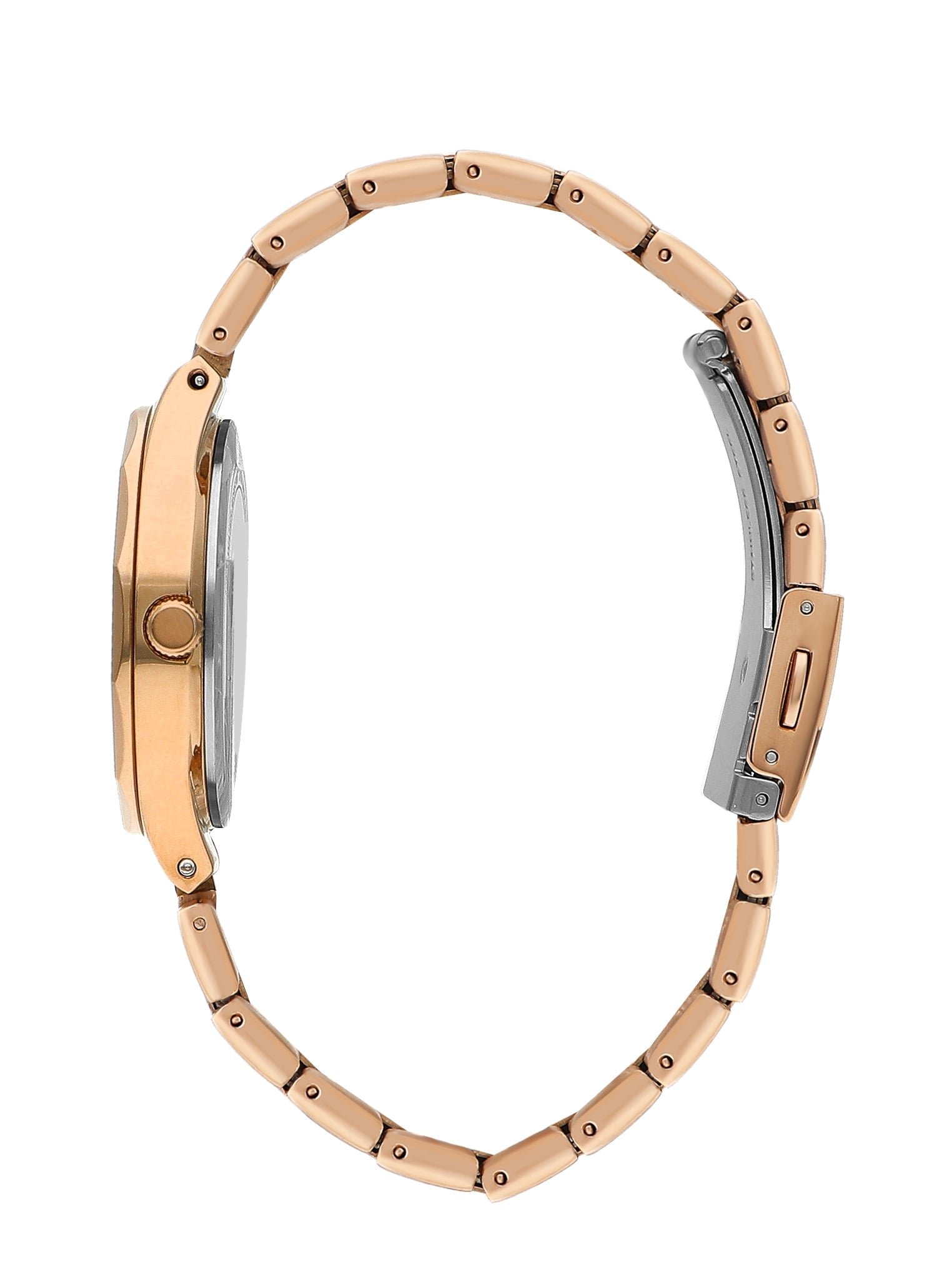 Lee Cooper Women’s 32 MM Rose Gold Analog Stainless Steel Watch – LC07922.470