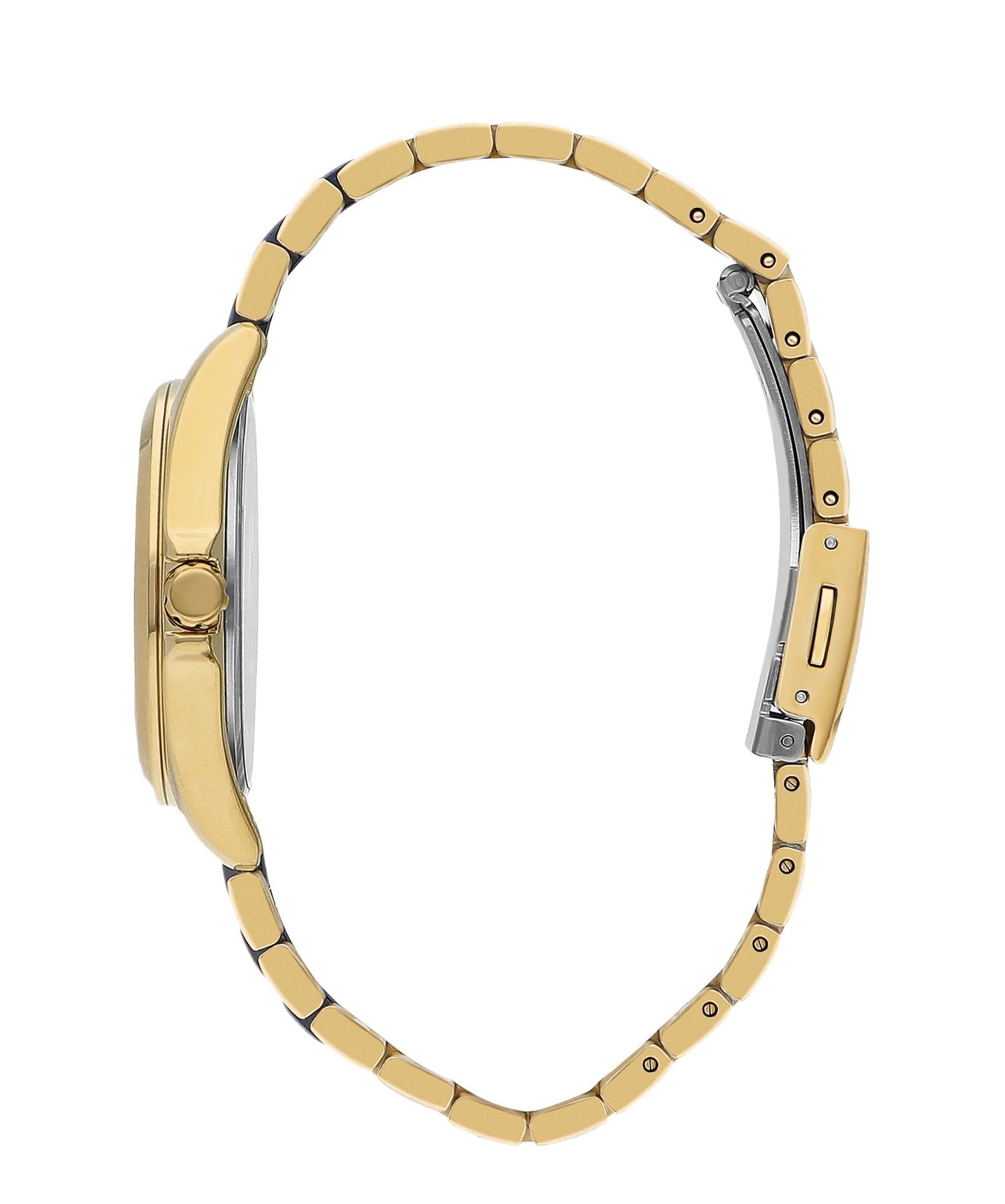 Lee Cooper Women’s 34 MM Gold Analog Green Dial Watch – LC07873.270