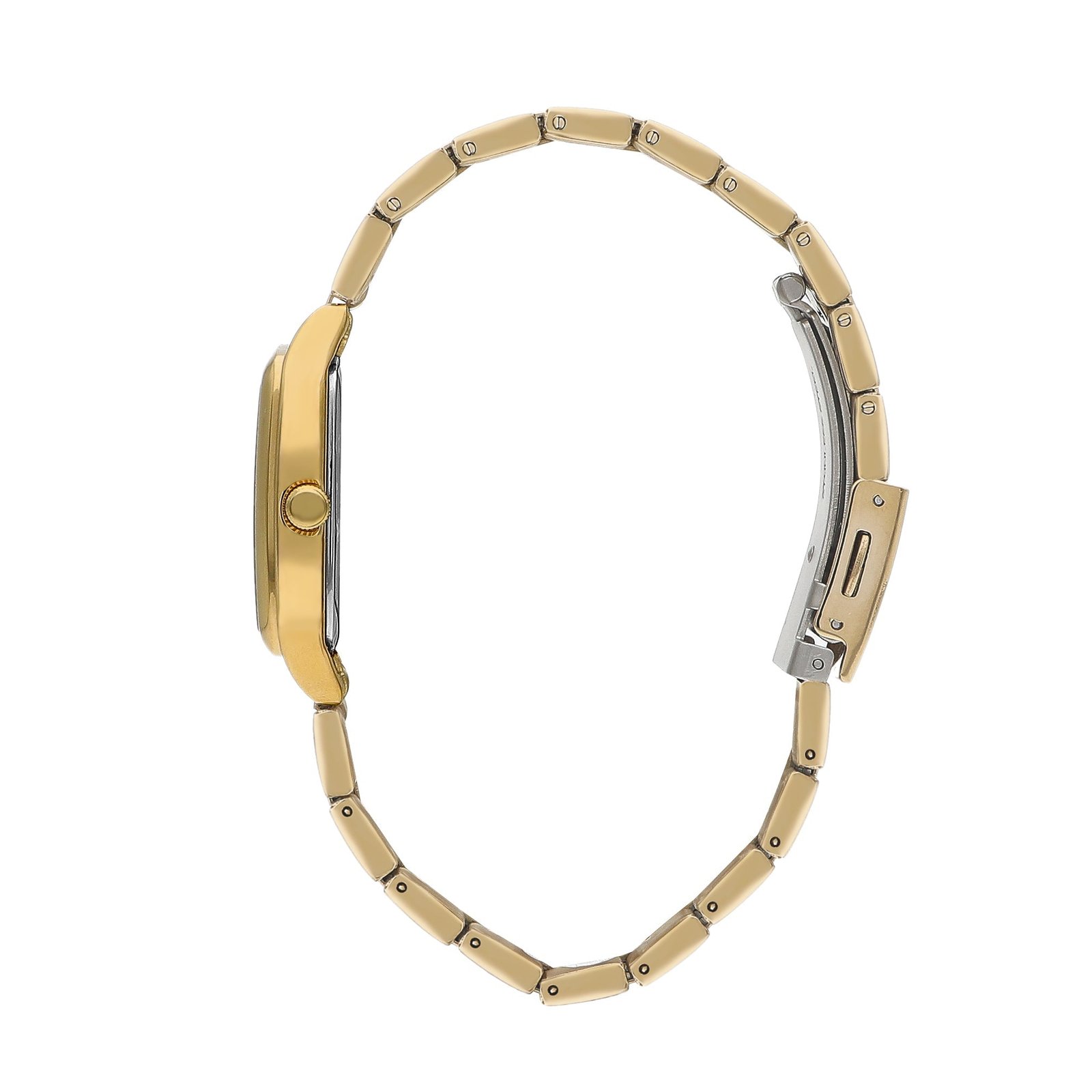 Lee Cooper Women’s 36 MM Gold Analog Metal Strap Watch – LC07612.130