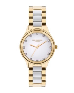 Lee Cooper Women's Mother of Pearl Dial & Stainless Steel Bracelet Style Watch – LC07874.130