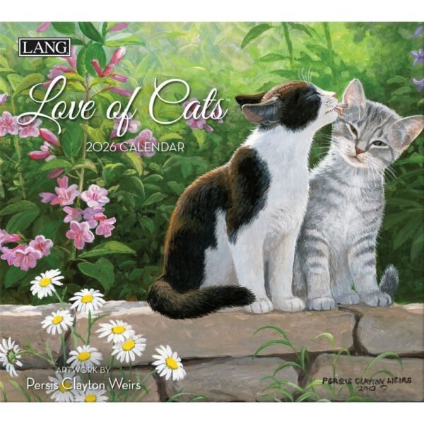 Love of Cats 2026 Wall Calendar by Persis Clayton Weirs