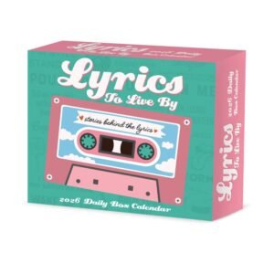 Lyrics to Live by 2026 Desk Calendar
