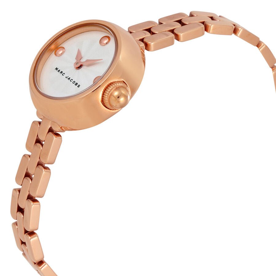 Marc Jacobs Courtney Silver Dial Ladies Rose Gold Watch MJ3458