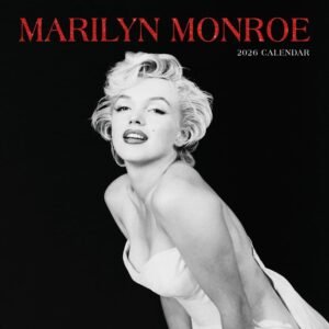 Marilyn Monroe Black and White 2026 Mini Wall Calendar