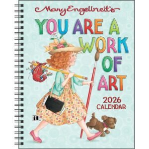 Mary Engelbreits You are a Work of Art 2026 Engagement Planner