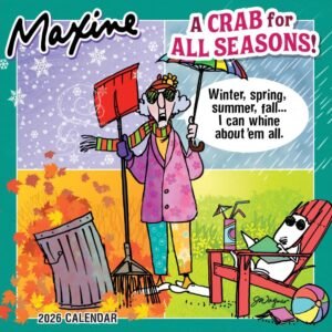 Maxine Homeowner Blues 2026 Wall Calendar