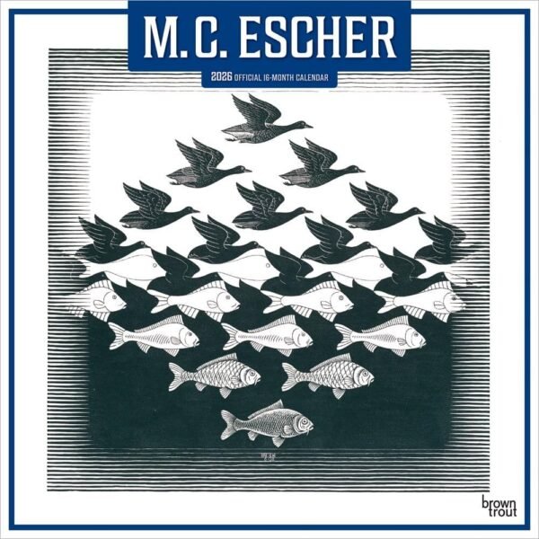M.C. Escher 2026 Wall Calendar