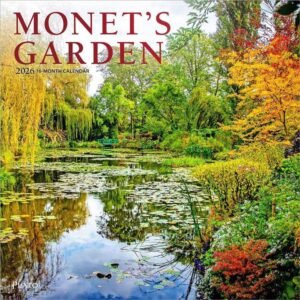 Monets Garden Plato 2026 Wall Calendar