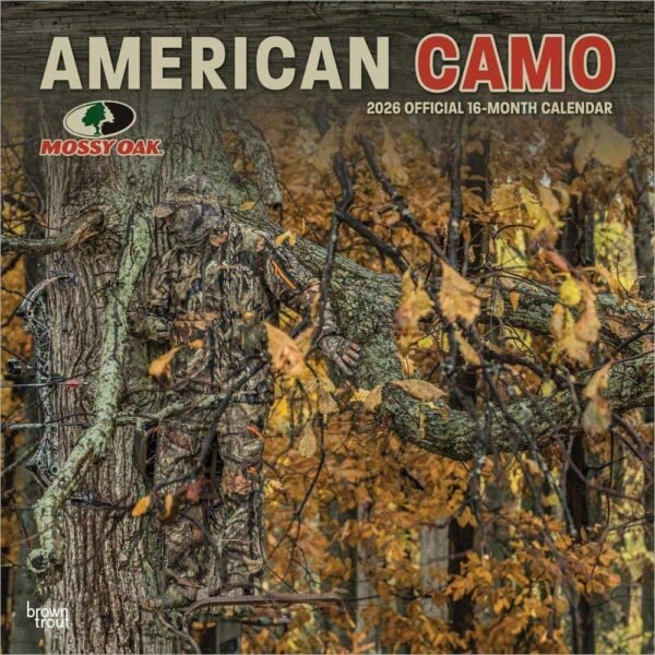 Mossy Oak Camo 2026 Wall Calendar