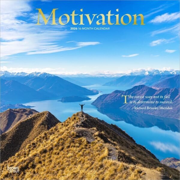 Motivation 2026 Wall Calendar