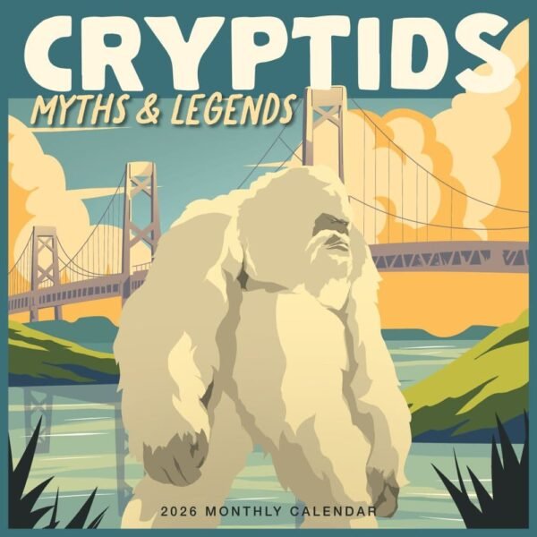 Myths and Legends Cryptids 2026 Wall Calendar