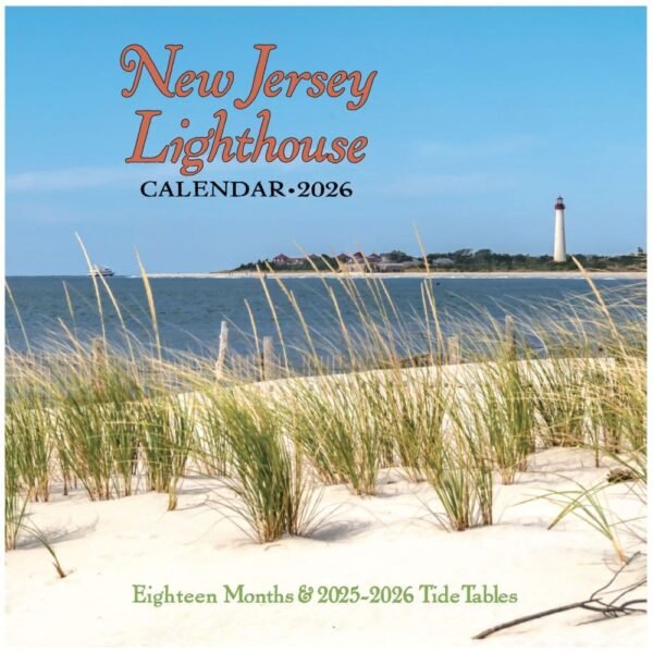 New Jersey Lighthouse 2026 Wall Calendar
