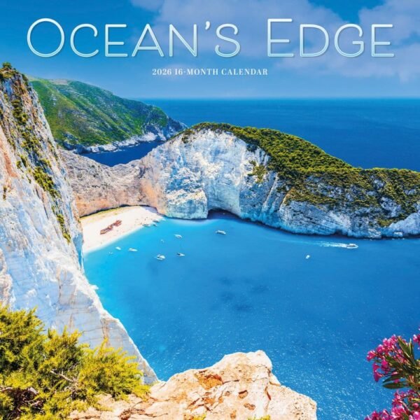 Oceans Edge 2026 Wall Calendar