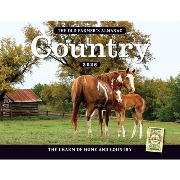 Old Farmers Almanac Country 2026 Wall Calendar