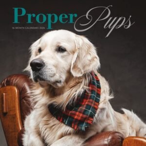 Proper Pups 2026 Wall Calendar