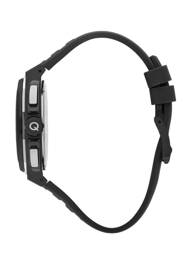 Quantum Black Chronograph Silicone Strap Men’s Watch PWG1078.651