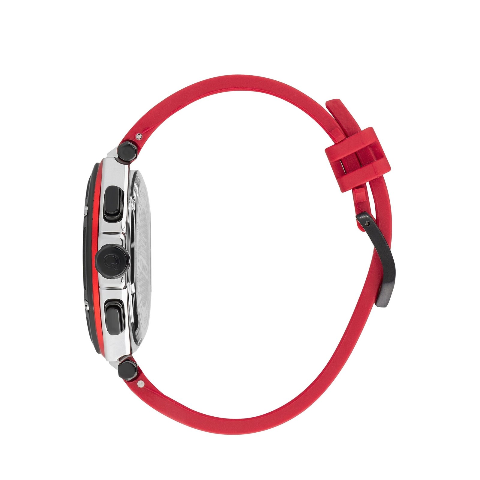 Quantum Men’s Red Chronograph Silicone Strap Watch – HNG1010.359