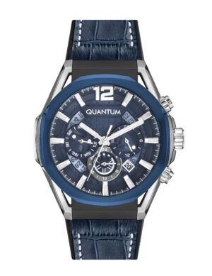 Quantum Powertech Men's Blue Dial Chronograph Watch – PWG970.699