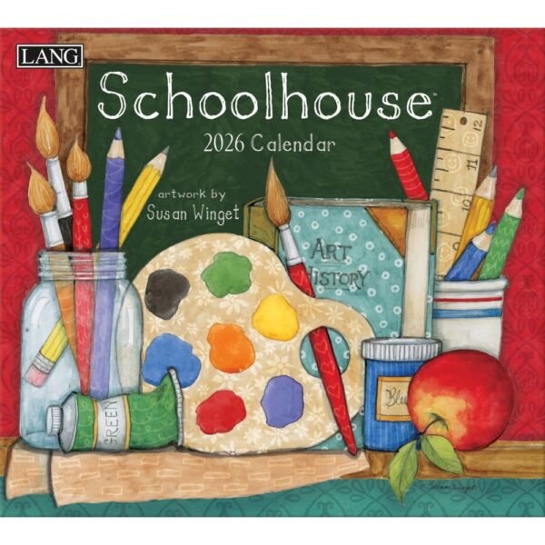 Schoolhouse 2026 Wall Calendar by Susan Winget