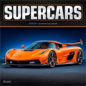 Supercars Plato 2026 Wall Calendar
