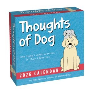 Thoughts of Dog 2026 Desk Calendar