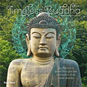 Timeless Buddha Brush Dance 2026 Wall Calendar